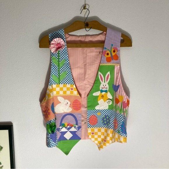 Easter bunny open vest - Picture 13 of 13